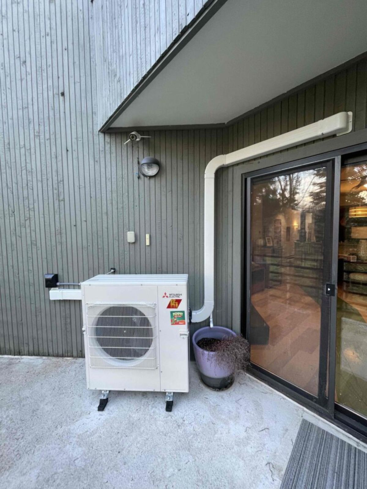 2 Zone Ductless Hyper Heat Installation in McCall Idaho Condo