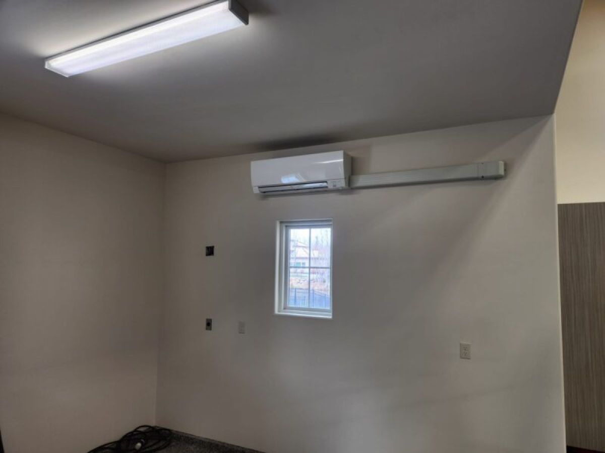 Large Garage Made Comfortable With 3 Head Ductless Heat Pump Eagle Idaho