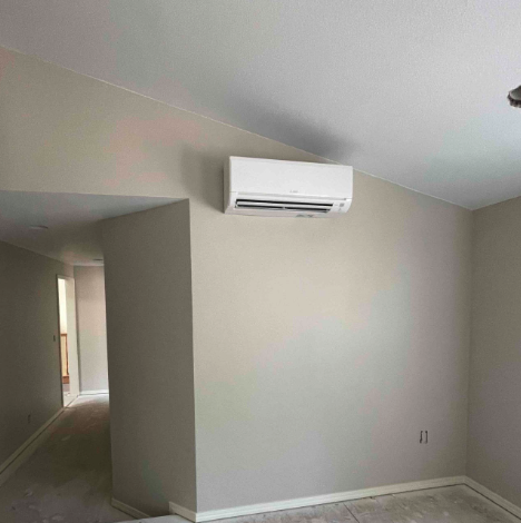 5 Head Ductless System Installation - 9